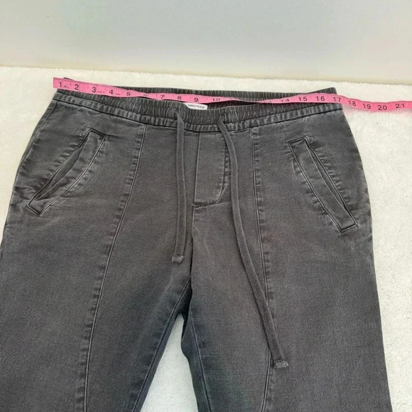 JAMES PERSE Gray Utility Elastic Drawstring Waist Crop Pants - Picture 6 of 9